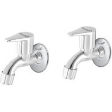 Deals, Discounts & Offers on  - Prestige SS Jazz Bib Cock With Wall Flange-Pack Of 2 Faucets Bib Tap Faucet(Wall Mount Installation Type)