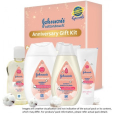 Deals, Discounts & Offers on Baby Care - JOHNSON'S Cottontouch Anniversary Special Giftset, Combo Pack of Cottontouch wash (100ml, Lotion (100ml), Oil (100ml), Cream (100gm), made with natural cotton