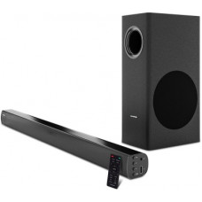 Deals, Discounts & Offers on  - Blaupunkt SBW50 With HDMI-ARC 120 W Bluetooth Soundbar(Black, 2.1 Channel)