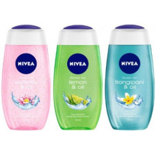 Deals, Discounts & Offers on  - NIVEA Waterlily, LemonOil, and Frangipani showergel(3 x 250 ml)