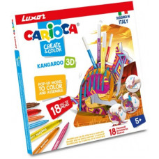 Deals, Discounts & Offers on Toys & Games - Luxor Carioca Felt Tip Nib Sketch Pens with Washable Ink(Set of 1, Assorted)