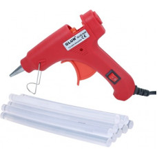 Deals, Discounts & Offers on  - Glun RED 20W 20WATT 7MM WITH 10 TRANSPARENT STICKS Standard Temperature Corded Glue Gun(7 mm)