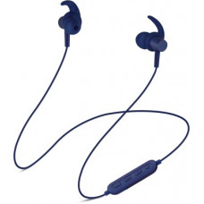 Deals, Discounts & Offers on Headphones - SoundLOGIC PLAY Voice Assistant Sport Earbuds Bluetooth Headset(Blue, In the Ear)