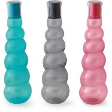 Deals, Discounts & Offers on  - Masterware Shank 1000 ml Bottle(Pack of 3, Blue, Pink, Black, PET)