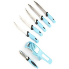 Deals and Offers on - Bluewhale BLW_7_BLU_KNF New 7 Pcs Knife set Red Blue Kitchen Tool Set(Blue) Deals, Discounts & Offers on - Bluewhale BLW_7_BLU_KNF New 7 Pcs Knife set Red Blue Kitchen Tool Set(Blue)