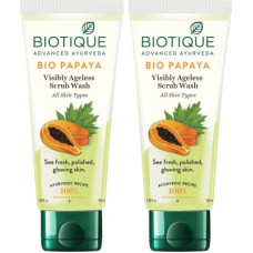 Deals, Discounts & Offers on  - BIOTIQUE BIO Papaya Exfoliating 100 ml X2 Face Wash(200 ml)