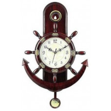 Deals, Discounts & Offers on  - Flipkart SmartBuy Analog 37 cm X 17 cm Wall Clock(Brown, With Glass)