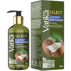 Deals, Discounts & Offers on  - Dabur Vatika Select Coconut Milk Extract Shampoo|Nourish & Restore|No Parabens, Sulphate & Silicones(300 ml)