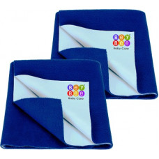 Deals, Discounts & Offers on Baby Care - BeyBee Cotton Baby Bed Protecting Mat(Royal Blue, Small)