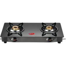 Deals, Discounts & Offers on  - Pigeon Brunet Glass, Stainless Steel Manual Gas Stove(2 Burners)