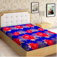 Deals, Discounts & Offers on  - IWS 144 TC Microfiber Single Floral Bedsheet(Pack of 1, Multicolor)