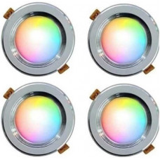 Deals, Discounts & Offers on  - Cosas 9 W Round Plug & Play LED Bulb(Multicolor, Pack of 4)