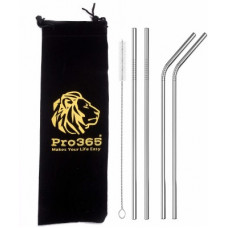 Deals and Offers on - PRO365 Straight Drinking Straw(Silver, Pack of 4) Deals, Discounts & Offers on - PRO365 Straight Drinking Straw(Silver, Pack of 4)