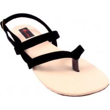 Deals, Discounts & Offers on Women - Red FlamingoWomen Black Flats Sandal