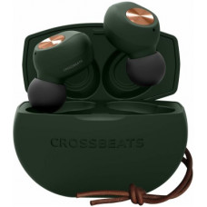 Deals, Discounts & Offers on Headphones - CrossBeats PEBBLE Bluetooth Headset(Green, True Wireless)