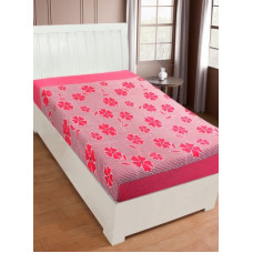 Deals, Discounts & Offers on  - IWS 144 TC Microfiber Single 3D Printed Bedsheet(Pack of 1, Multicolor)