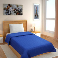 Deals, Discounts & Offers on  - Flipkart SmartBuy Solid Single Fleece Blanket(Polyester, Blue)