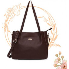 Deals, Discounts & Offers on Bags, Wallets & Belts - Qisa By LavieWomen Brown Satchel - Mini