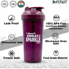 Deals, Discounts & Offers on  - FITKIT FKSB09 Classic 700 ml Shaker(Pack of 1, Purple, Plastic)