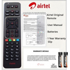 Deals, Discounts & Offers on  - Airtel DTH 100% Genuine HD Recording Universal (Works With All Tv) Airtel DTH Remote Controller(Black)
