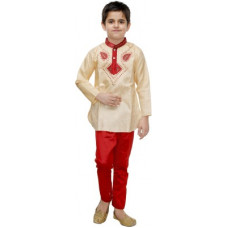 Deals, Discounts & Offers on  - [Size 3-6Y] SmartRAHOBoys Festive & Party Kurta and Pyjama Set(Gold Pack of 1)