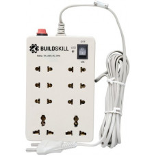 Deals, Discounts & Offers on  - BUILDSKILL Heavy Duty 8 Socket Extension Boards(White)