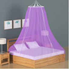 Deals, Discounts & Offers on  - Flipkart SmartBuy Polyester Adults Double bed Mosquito net Round free size Suitable For all size bed Mosquito Net(Purple)