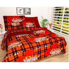 Deals, Discounts & Offers on  - Onterio Fab 180 TC Microfiber Double Printed Bedsheet(Pack of 1, Multicolor)