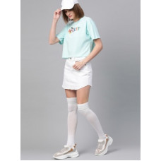 Deals, Discounts & Offers on  - [Size XS, S] Kook N Keech DisneyGraphic Print Women Round Neck Blue T-Shirt