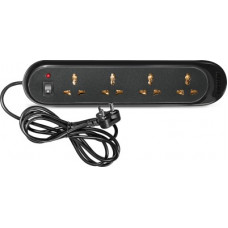 Deals, Discounts & Offers on  - EVEREADY superior surge protection 4 Socket Extension Boards(Black)