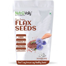 Deals, Discounts & Offers on Food and Health - NutroVally Flax Seeds For Weight Loss ,Rich with Fiber and Healthy Heart Flax Seed