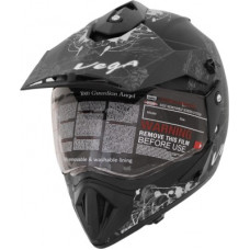 Deals, Discounts & Offers on  - VEGA Off Road D/V Motorsports Helmet(Silver, Dull Black)