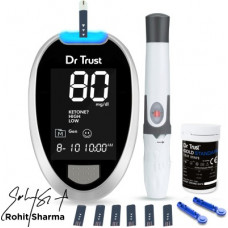 Deals, Discounts & Offers on Electronics - [Upcoming] Dr. Trust (USA) Digital Glucose Blood Sugar testing Monitor Machine with 10 Strips Glucometer(Black)