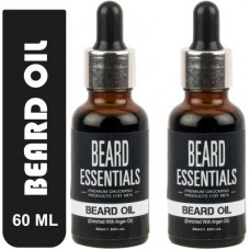 Deals, Discounts & Offers on  - Beard Essentials Beard Oil For Faster Beard Growth and Hair Growth - Pack Of 2 Hair Oil(60 ml)