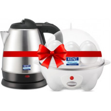 Deals, Discounts & Offers on Personal Care Appliances - [Upcoming] Kent 16056 & 16053 Electric Kettle with Egg Cooker(1.2 L, Black, White)