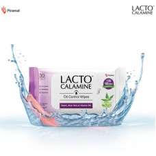 Deals, Discounts & Offers on  - Lacto Calamine Oil Control Wipes with Neem,Vitamin B3 and Aloe Vera-No Parabens Alcohol Free(30 Tissues)