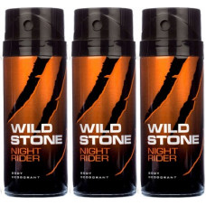 Deals, Discounts & Offers on  - Wild Stone Night Rider Combo (150ml each) Deodorant Spray - For Men(450 ml, Pack of 3)