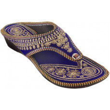 Deals, Discounts & Offers on Women - ZAISHAWomen Blue, Gold Flats Sandal