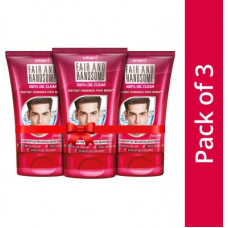 Deals, Discounts & Offers on  - FAIR AND HANDSOME 100% Oil Control IF (100g, Pack of 3) Face Wash(100 g)