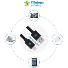 Deals, Discounts & Offers on Mobile Accessories - [Pre-Book] Flipkart SmartBuy ACRPB1M02 1 m USB Type C Cable(Compatible with Mobile, Tablet, Black)