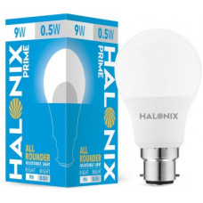 Deals, Discounts & Offers on  - [Pre Book] HALONIX 9 W, 0.5 W Round B22 LED Bulb(White)