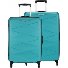Deals, Discounts & Offers on  - Kamiliant by American TouristerHard Body Set of 2 Luggage - TRIPRISM SPINNER 2 PC SET AQUA - Blue