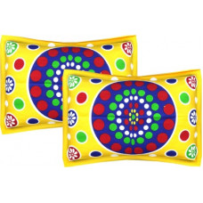 Deals, Discounts & Offers on  - [Pre Book] METRO LIVING Geometric Cushions & Pillows Cover(Pack of 2, 44 cm*66 cm, Yellow)