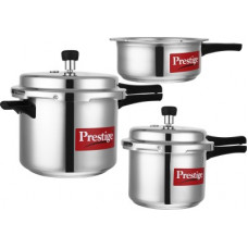 Deals, Discounts & Offers on Cookware - [Pre Book] Prestige Popular 2 L, 3 L, 5 L Pressure Cooker(Aluminium)