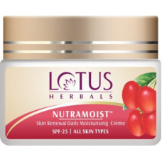 Deals, Discounts & Offers on  - [Pre Book] Lotus HERBALS NUTRAMOIST Skin Renewal Daily Moisturising Creme SPF-25(50 g)