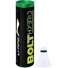 Deals, Discounts & Offers on Auto & Sports - [Pre Book] LI-NING Bolt Hybrid (6 in 1) Nylon Shuttle - White(Slow, 75, Pack of 6)