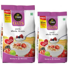 Deals, Discounts & Offers on Food and Health - [Pre Book] DiSano Oats High in Protein & Fibre(1.4 kg, Pouch, Pack of 2)