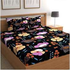 Deals, Discounts & Offers on  - [Pre Book] CHHAVI INDIA 144 TC Microfiber Double Floral Bedsheet(Pack of 1, Multicolor)