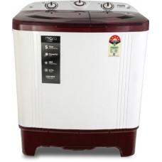 Deals, Discounts & Offers on Home Appliances - MarQ By Flipkart 6 kg 5 Star Rating Semi Automatic Top Load White, Maroon(MQSA60H5M)