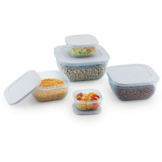 Deals, Discounts & Offers on Kitchen Containers - MASTER COOK - 7325 ml Polypropylene Grocery Container(Pack of 5, Blue)